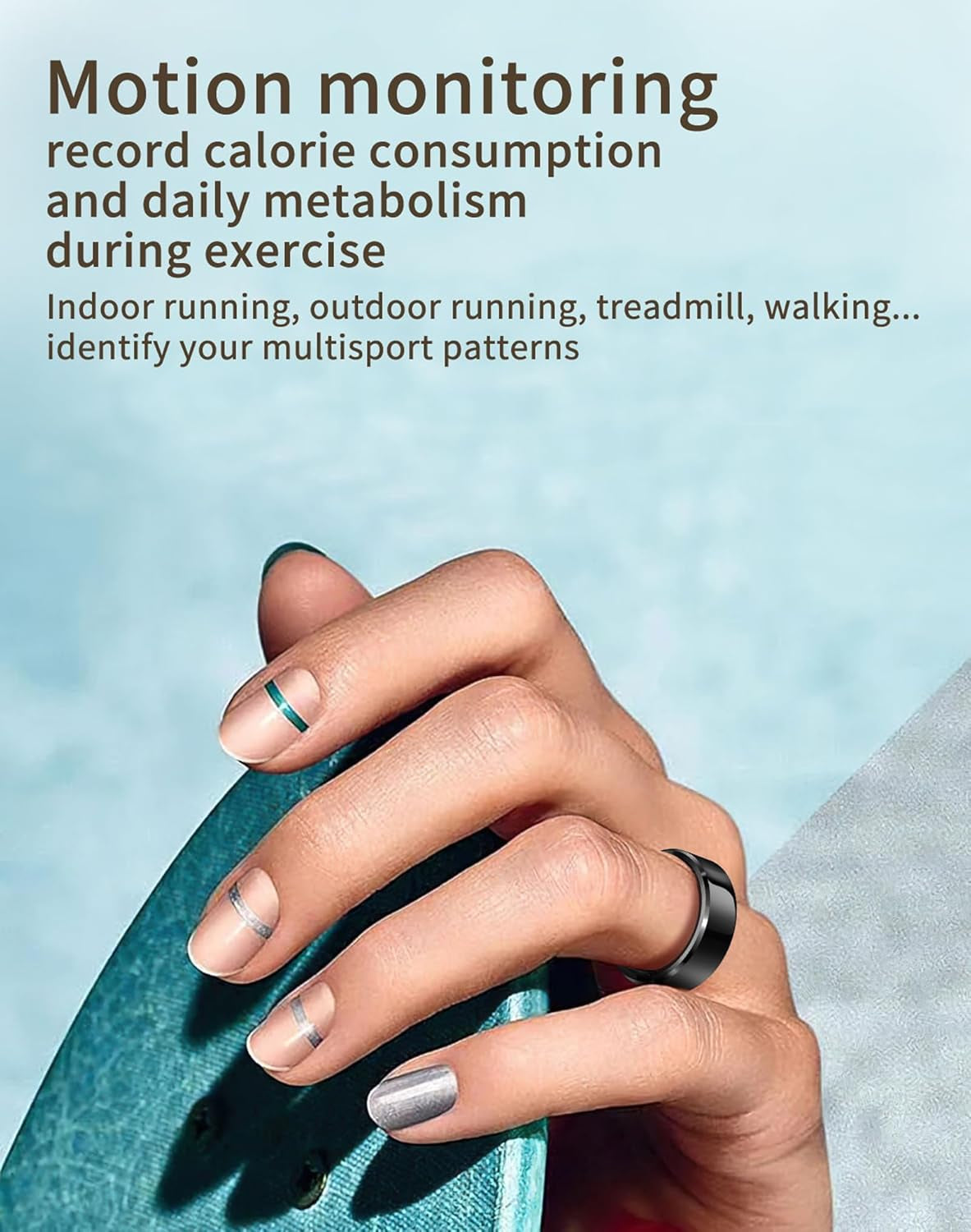 Anillo Inteligente Para Hombres Y Mujeres, Anillos Inteligentes De Salud, Oxígeno En Sangre, Monitor De Presión Arterial, Monitor De Fitness, Monitor De Frecuencia Cardíaca, Sueño, Podómetro, Contador