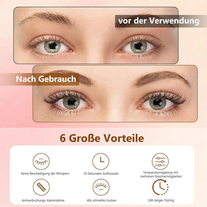 Rizador De Pestañas Calefactable, Rizador De Pestañas Eléctrico, Rizador De Pestañas Con USB, 3 Modos De Temperatura, 15 Segundos, Calentamiento Rápido Para Pestañas Postizas Auténticas, Buen