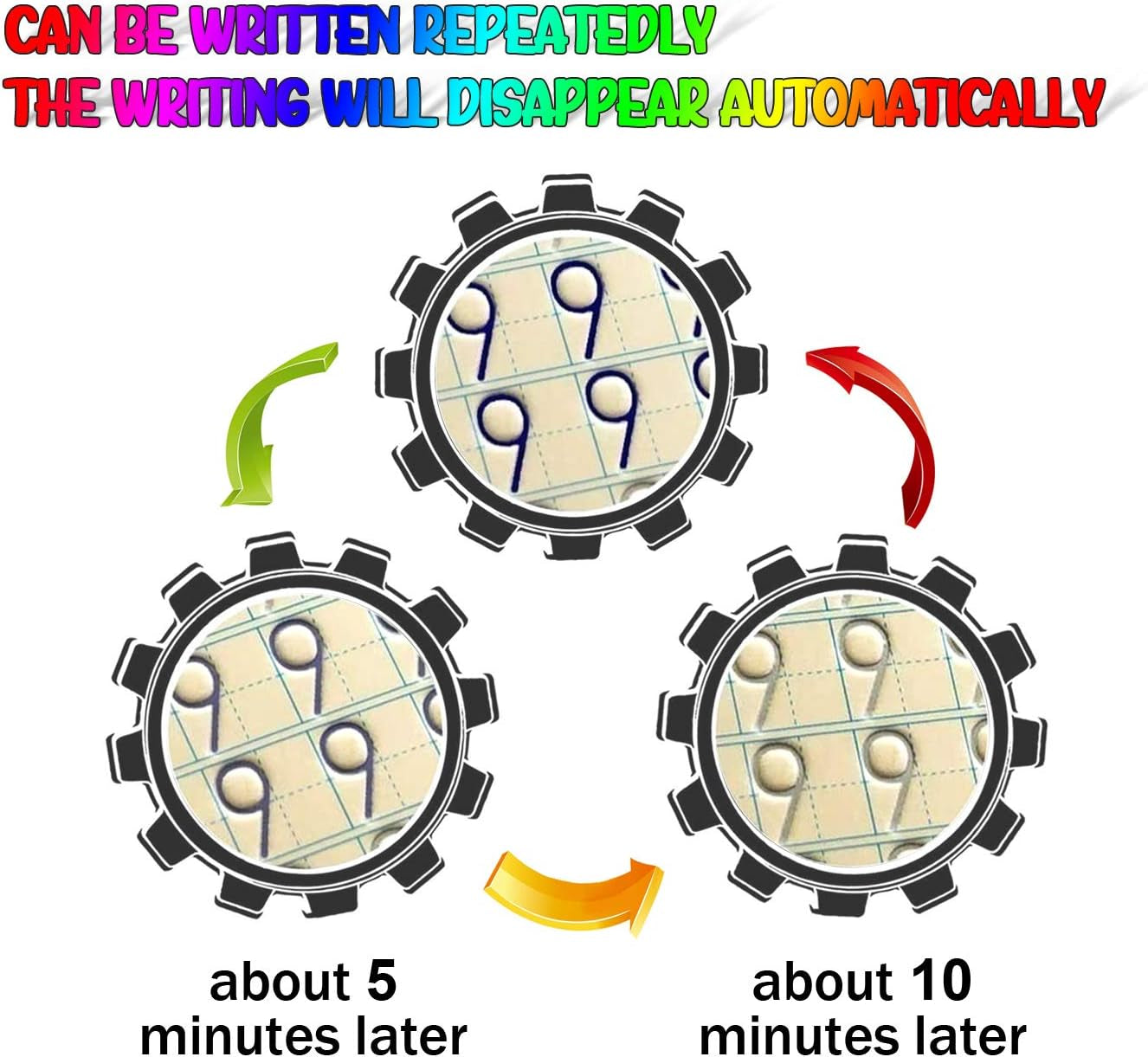 Escritura Libro De Caligrafía Mágica Para Niños, Cuaderno Mágico, Práctica De Escritura Mágica Para Niños,Libro Mágico De Caligrafía, Libro De Caligrafía Mágica