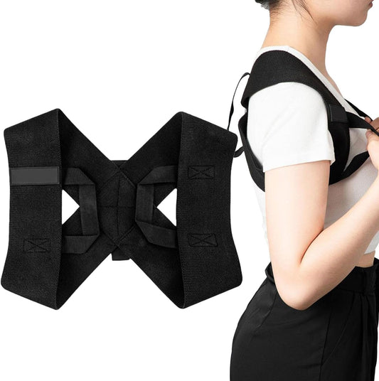 Postura Para Mujer | Cinturón De Apoyo Para Rectificador De Compresión, Correa De Corrección De La Postura Del Hombro, Ortesis De La Parte De La Espalda Para El Gimnasio En Casa