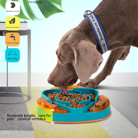 Silicone Slow Feeder Mat - Interactive Food Dispenser for Dogs