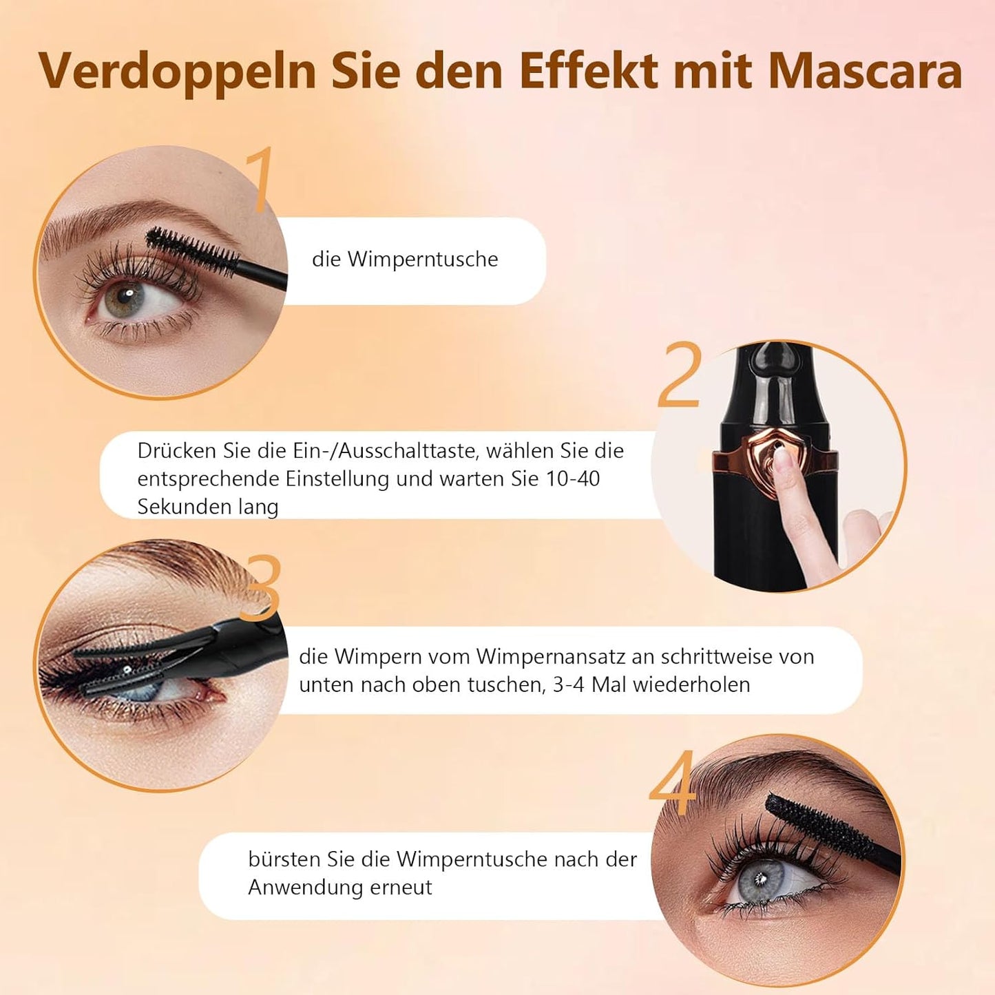 Rizador De Pestañas Calefactable, Rizador De Pestañas Eléctrico, Rizador De Pestañas Con USB, 3 Modos De Temperatura, 15 Segundos, Calentamiento Rápido Para Pestañas Postizas Auténticas, Buen