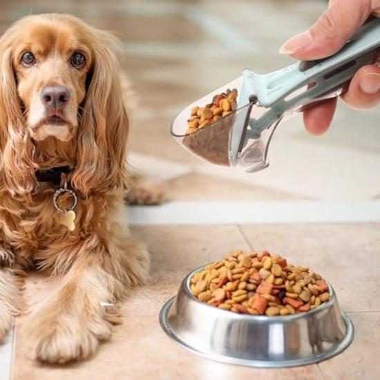 Pet Food Measuring Scoop - Dual-Sided Cup for Dogs & Cats