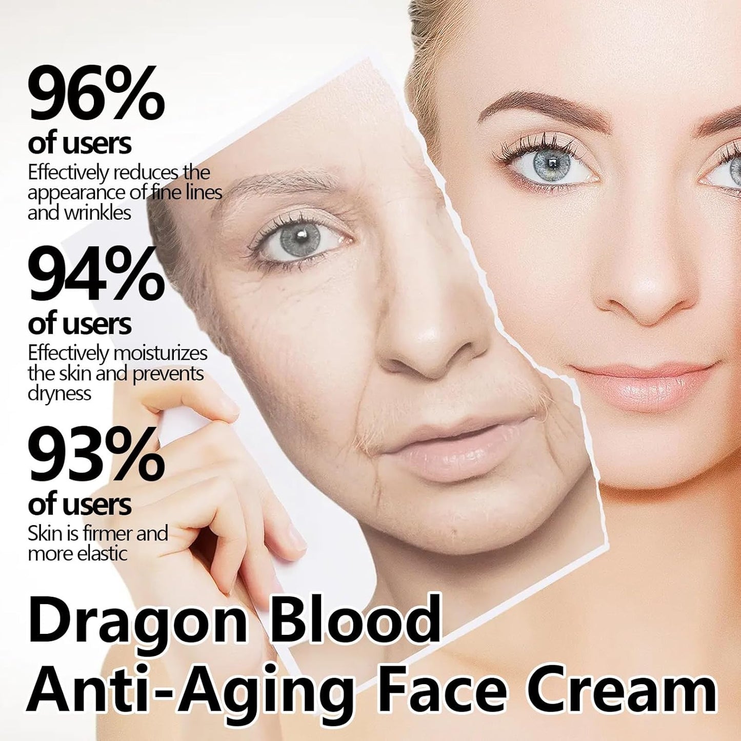 Crema Sangre De Dragón, 30Ml Suero Antiarrugas Sangre De Dragón Y 30G Crema Antiarrugas Sangre De Dragón, Reduce La Pigmentación Y Las Líneas De Expresión, Serum