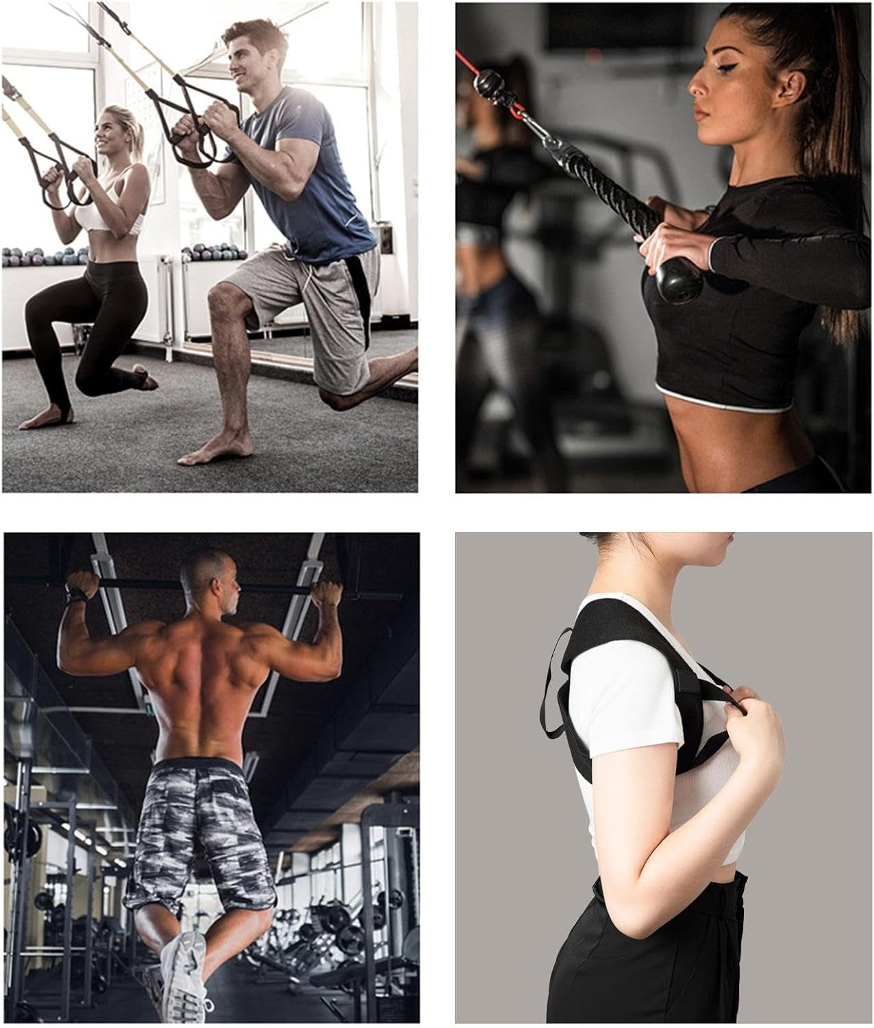 Postura Para Mujer | Cinturón De Apoyo Para Rectificador De Compresión, Correa De Corrección De La Postura Del Hombro, Ortesis De La Parte De La Espalda Para El Gimnasio En Casa